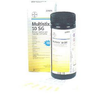 Multistix 10 SG Strisce Reattive Per Urina A 10 Parametri 100 Pezzi