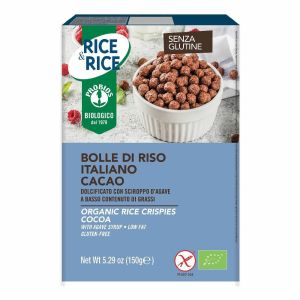 Rice&rice Bolle di Riso Al Cacao 150g Senza Lievito