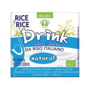 Rice&Rice Drink Bevanda Riso Naturale Biologica 500 ml