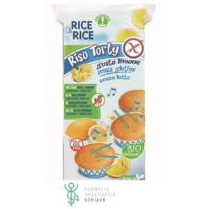 Rice&Rice Riso Torty Al Limone Merendine Biologiche 4x45 g