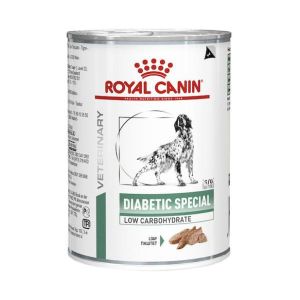 Royal Canin Diet Diabetic Special Low Carbohydrate Patè per Cani Lattina 410g