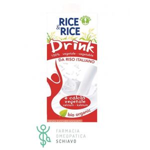Rice&Rice Drink Bevanda Di Riso Al Cacao Con Calcio Vegetale Senza Glutine 1 L