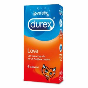 Durex Love Preservativi i Forma Easy-on 6 Pezzi