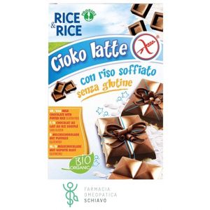 Rice&Rice Cioko Latte Con Riso Soffiato e Cioccolato al Latte Biologico Senza Glutine 75g