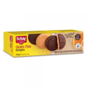 Schar Orangino Biscotti i Ripieno Al Gusto di Arancia Ricoperti i Cioccolato 150g