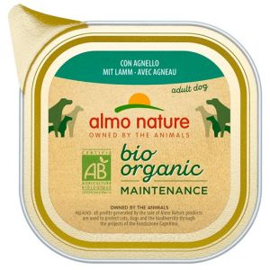 Almo Nature Bio Organic Maintenance Cibo Umido Agnello Cani Adulti Vaschetta 100g