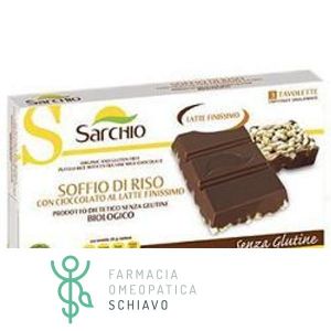 Sarchio Soffio Riso Snack Con Cioccolato Al Latte Finissimo Senza Glutine 75 g