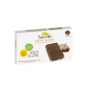 Sarchio Soffio Riso Snack Con Cioccolato Al Latte Finissimo Senza Glutine 75 g