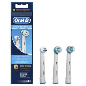 Oral-B Ortho Care Essential Kit Testine di Ricambio 3 Pezzi