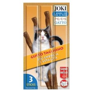 Joki Plus Bastoncino i Tacchino Gatti Adulti 3x5g