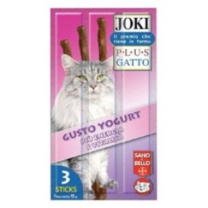 Joki Plus Bastoncino i Yogurt Gatti Adulti 3x5g