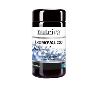 Nutriva cromoval 200 integratore metabolismo dei lipidi 60 compresse