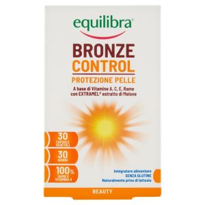 Equilibra Bronze Control Integratore Antiossidante e Abbronzatura 30 Vegicaps