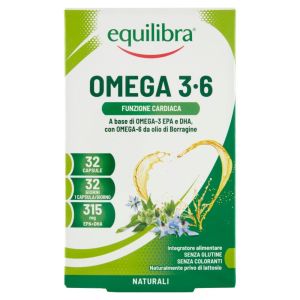 Equilibra Omega 3-6 Integratore Benessere Cardiovascolare 32 Perle