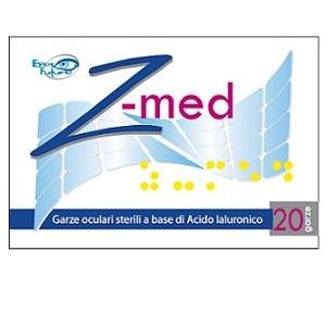 Z-Med Garza Oculare Medicata Con Acido Ialuronico Sterile 20 Pezzi