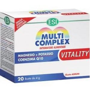 Esi Multicomplex Vitality Integratore Magnesio e Potassio 20 Bustine
