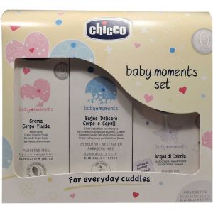 Chicco Baby Moments Set Bagno Delicato Corpo-capelli Pelli D