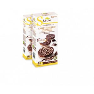 Sarchio Gallette Di Riso Con Cioccolato Al Latte Senza Glutine 34 g