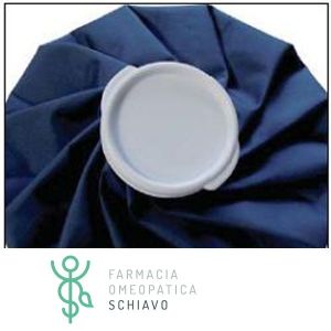 FOR.ME.SA Borsa Ghiaccio Tessuto Gommato Colore Blu 28 cm