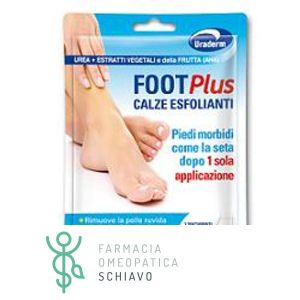 Uraderm Foot Plus Calze Esfolianti Per Rimozione Delle Callosità 2 Pezzi 20 ml