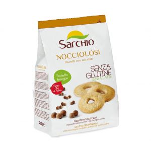 Sarchio Nocciolosi Biscotti alla  Nocciola Senza Glutine 200 g