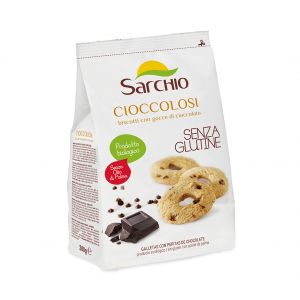 Sarchio Cioccolosi Biscotti Con Gocce Di Cioccolato Senza Glutine 200 g