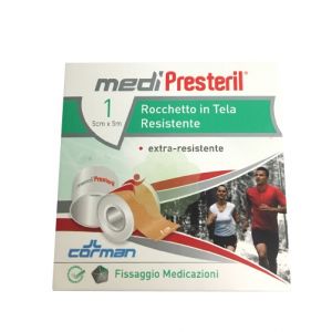 Cerotto In Rocchetto Medipresteril In Tela Resistente 5x500c