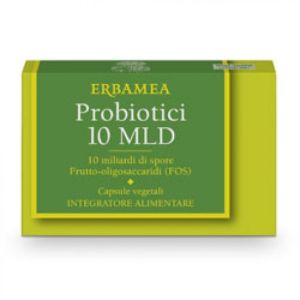 Erbamea Probiotici 10 Mld 24 Capsule Vegetali