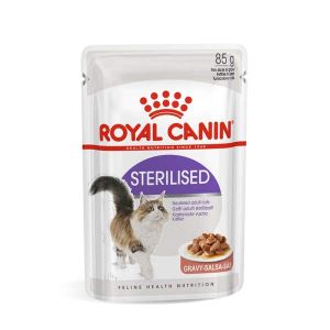 Royal Canin Feline Sterilised Gravy Umido per Gatti Adulti Sterilizzati Bustine 12x85g