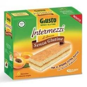 Giusto Senza Glutine Intermezzi Albicocca 180