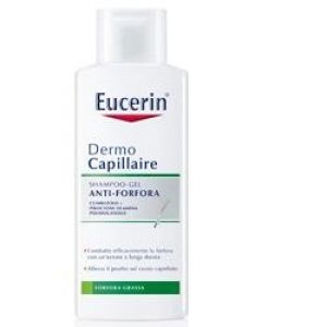Eucerin dermocapillaire shampoo gel antiforfora grassa 250 ml