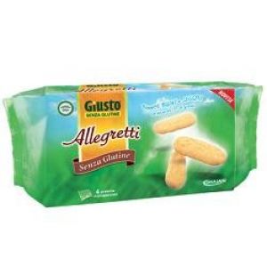 Giusto Senza Glutine Biscotti Allegretti 4 Monoporzione 200g