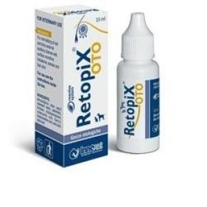 Innovet Retopix Oto Sanitizing Ear Drops for Dogs and Cats 15 ml
