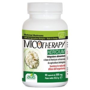 Micotherapy Hericium Integratore Sistema Immunitario 90 Capsule