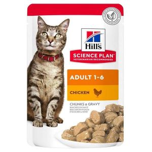 Hill's Science Plan Umido Gatto Adult Pollo In Salsa Bustina 85g