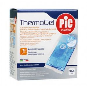Pic Thermogel Cuscinetto In Gel Caldo/freddo Con Cover Di Protezione 10x26 Cm