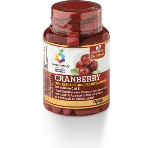 Optima colours of life cranberry integratore benessere vie urinarie 60 compresse