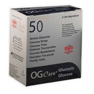 OGcare Glicemia Strisce Misurazione Glicemia 50 Pezzi