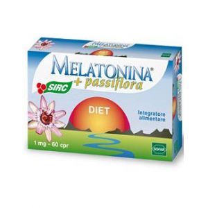 Melatonina Diet + Passiflora Integratore Alimentare 60 Compresse