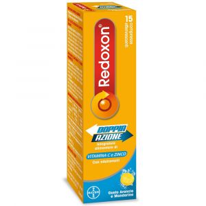 Redoxon Doppia Azione Integratore Vitamina C e Zinco 15 Compresse Effervescenti