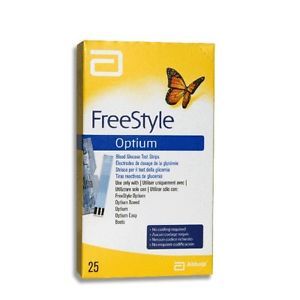 Freestyle Optium Beta Ketone Strisce Misurazione Chetonemia 10 Pezzi