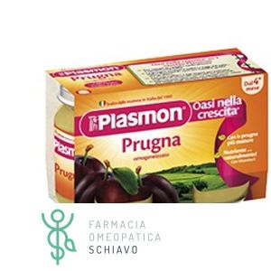 Plasmon Omogenizzato Prugna 2 vasetti da 104 g