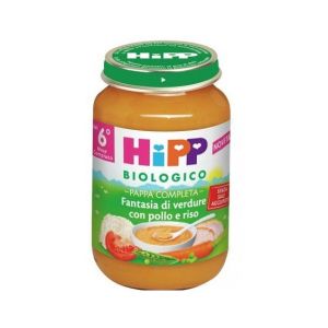 Hipp Biologico Pappa Completa Fantasia Di Verdure Con Pollo E Riso