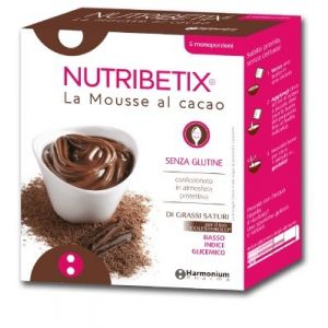Nutribetix la mousse al cacao alimento a basso indice glicemico 5 monoporzioni