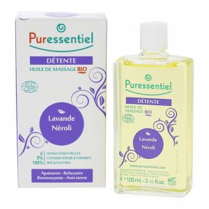 Puressentiel organic relaxation massage oil lavender / neroli 100ml