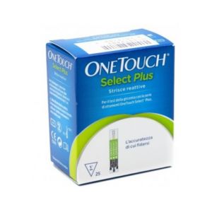 LifeScan One Touch Select Plus 25 Strisce Reattive