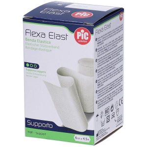 Pic Flexa Elast Benda Elastica Bianca 6 Cm X 4 , 5 M i Fustella