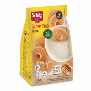 Schar Hoops Biscotti di Pasta Frolla Senza Glutine 220g