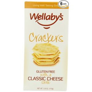 Wellaby's Crackers Classic Cheese Senza Glutine 110g