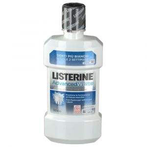 Listerine Advanced White Collutorio Multiazione Denti Bianchi 500 ml